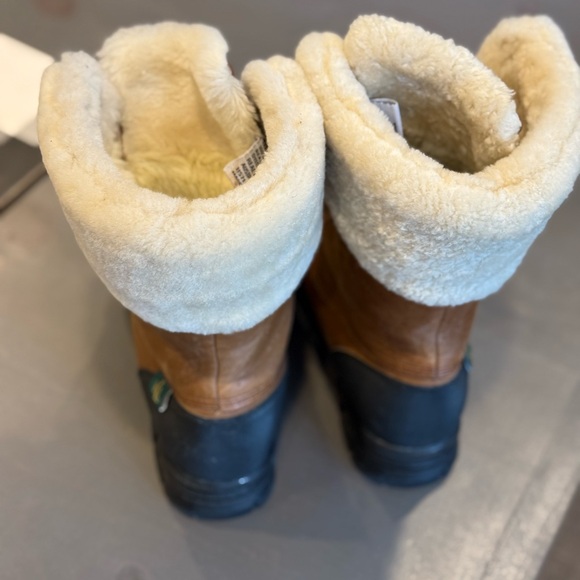 Ralph Lauren Brown Fur-Lined Boots - Picture 7 of 8